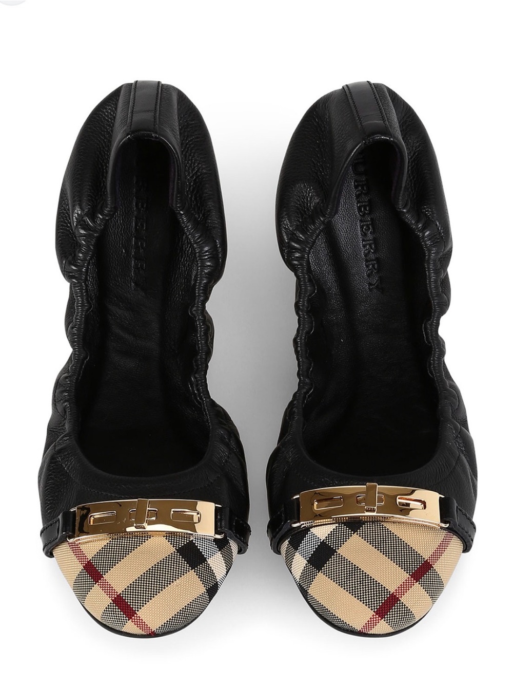 Burberry Drayton twist lock Ballerina flat